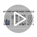 Artoid Mode Blue Christmas Kitchen Towels Set of 4 18x26 Inches Durable & Absorbent