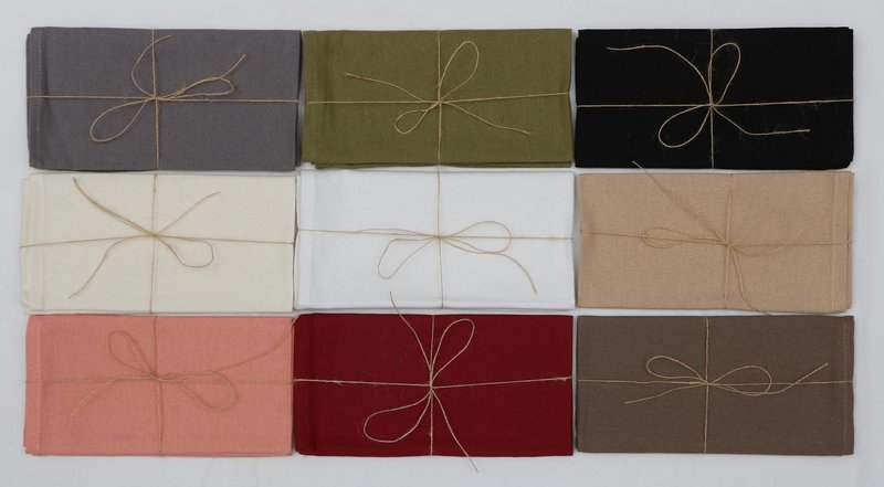 Set of 12 Cloth Napkins, 18 X 18 Inches, 100% Cotton Everyday Use Premium Quality Cloth Napkins with Mitered Corners Ultra Soft Absorbent Dinner Table Cloth Decor Oversized Napkins for Parties, Linen