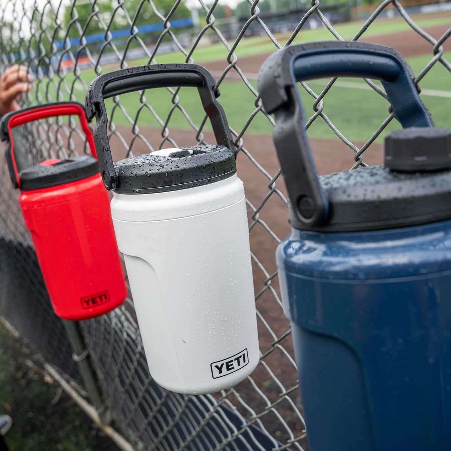 YETI Silo Half Gallon Insulated Water Jug - Lightweight, Leakproof Sports Bottle with Fence Hook Handle - Keeps Drinks Ice-Cold for Gym & Sports