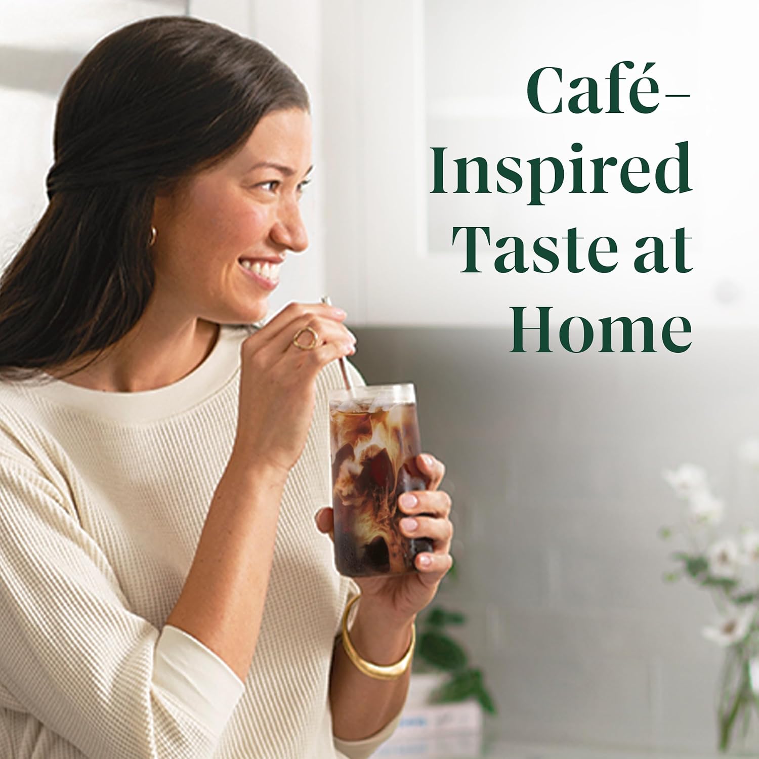 Starbucks K-Cup Coffee Pods - Iced Coffee Blend with Vanilla Flavor | 100% Arabica, 60 Pods Total