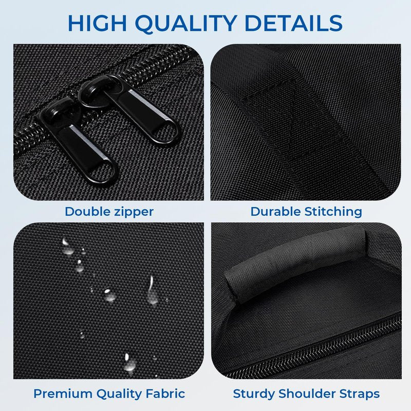QYILUARE Heavy Duty Folding Chair Storage Bag,Large Waterproof Carry Bag for Metal,Wooden and Plastic Chairs,with Sturdy Handle (39"L x 12" W x 20" H)