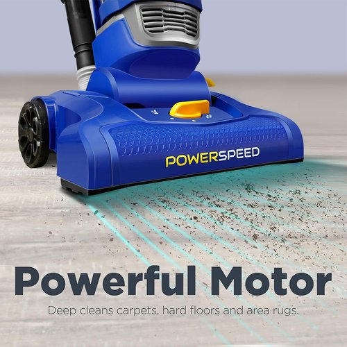 Eureka NEU182A PowerSpeed Bagless Upright Vacuum Cleaner - Lightweight & Efficient | Blue