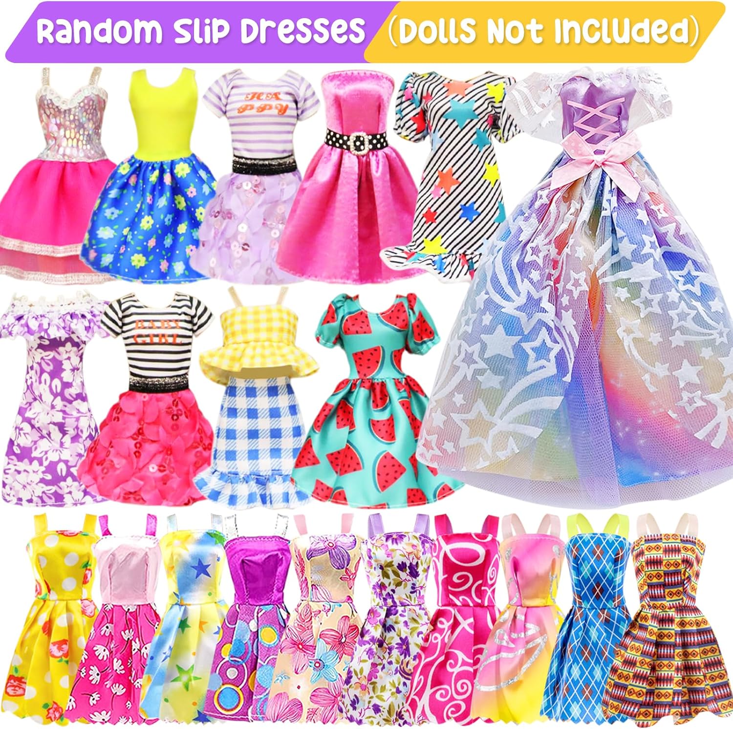 Regine Switzerland Girl Doll Clothes Closet - Stylish Wardrobe with Dresses & Shoes for 11.5-Inch Dolls