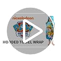 Paw Patrol Kids Soft Cotton Terry Hooded Towel Wrap - 24" x 50"