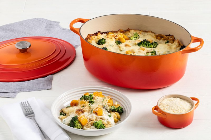 Le Creuset Stoneware Set of 4 Pasta Bowls, 8.5" each, White