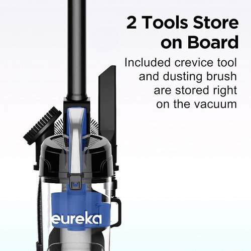 Eureka NEU10AE5 Bagless Upright Vacuum Cleaner - Powerful AirSpeed for Carpet & Floor | Lightweight Design, Blue