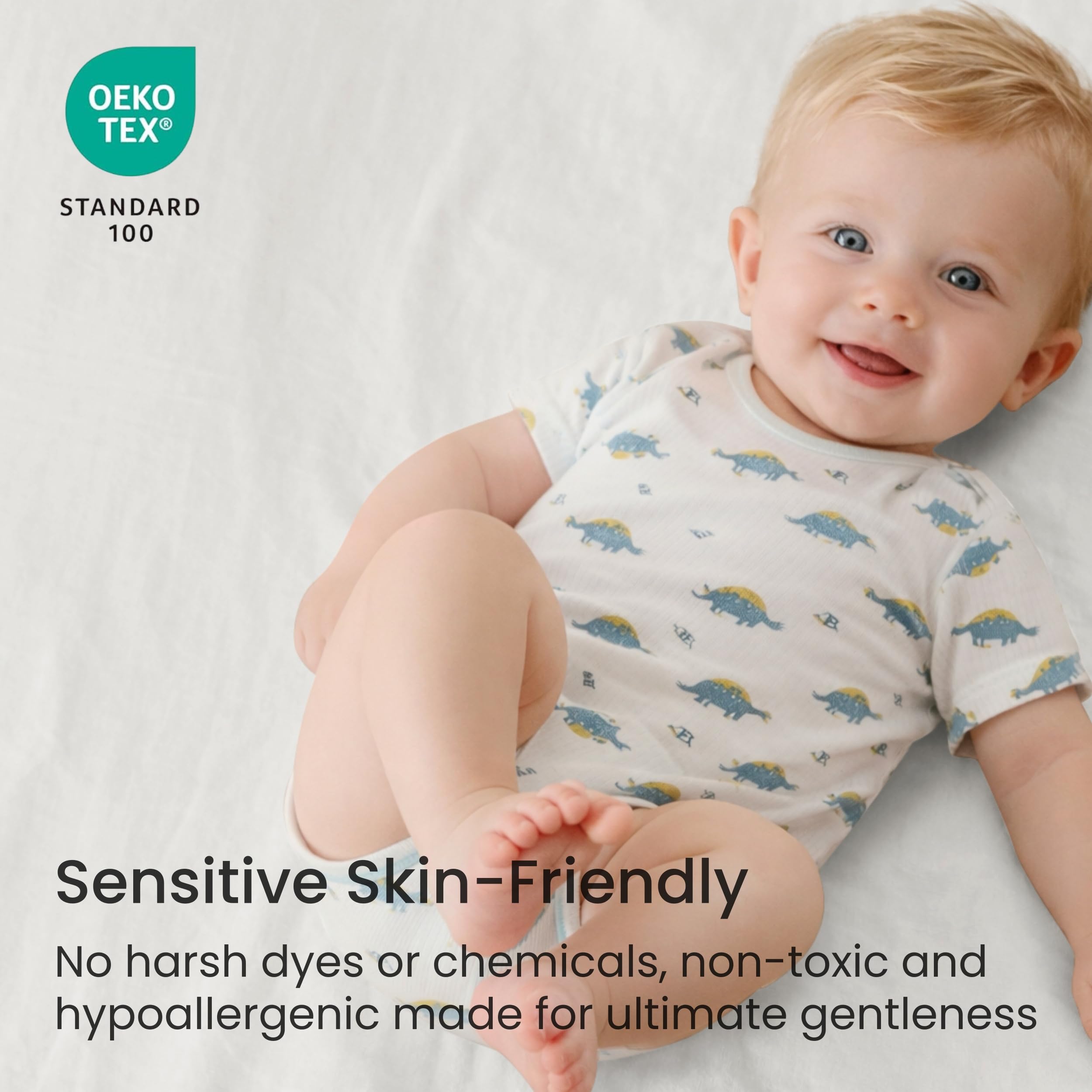 GOKOTTA King Fitted Sheet Only, 16-Inch Deep Pocket King Size Fitted Sheet with Elastic Corner Straps -Washed & Brushed Microfiber Polyester- Ultra Soft, Hotel Luxury, Non Slip, Wrinkle-Free - White