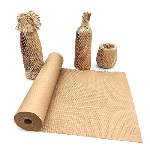 Honeycomb Packing Paper - 15" x 131' Eco-Friendly Alternative to Bubble Wrap for Moving & Shipping