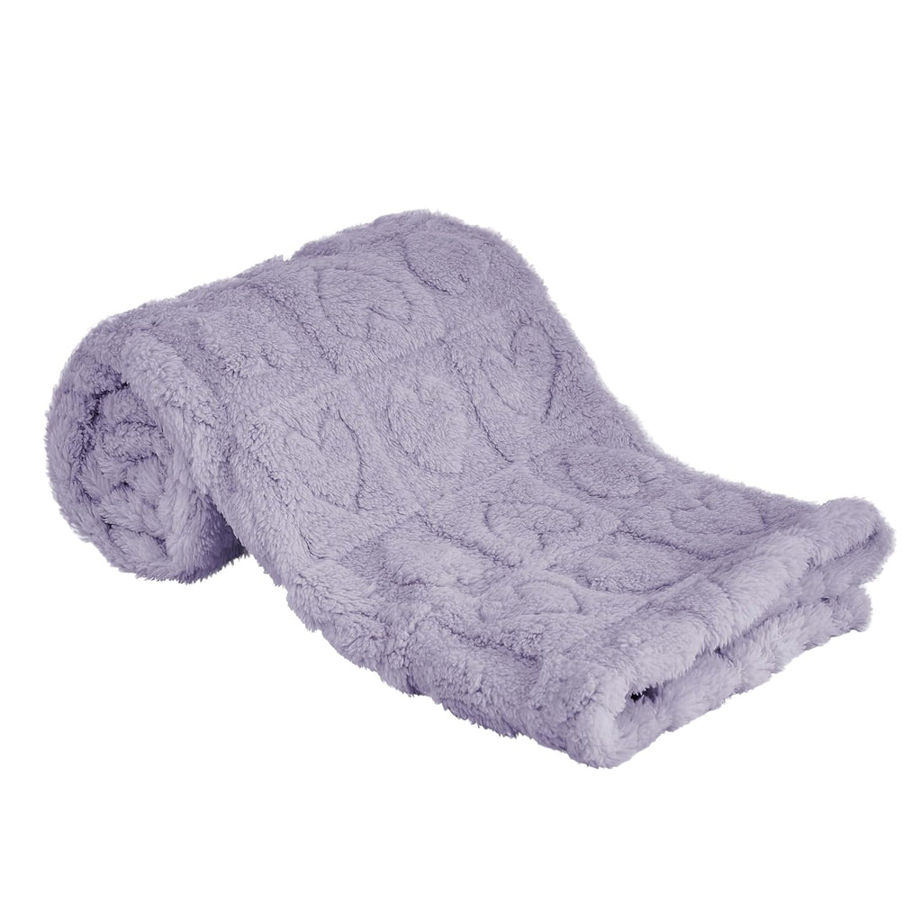 Yurhap Fleece Baby Blanket - Ultra Soft Heart Checkered Design | Cozy 30”x40” Blanket for Infants