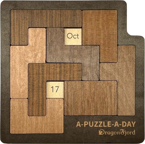 DragonFjord A-Puzzle-A-Day Deluxe | Original Daily Calendar Puzzle with 365+ Challenges
