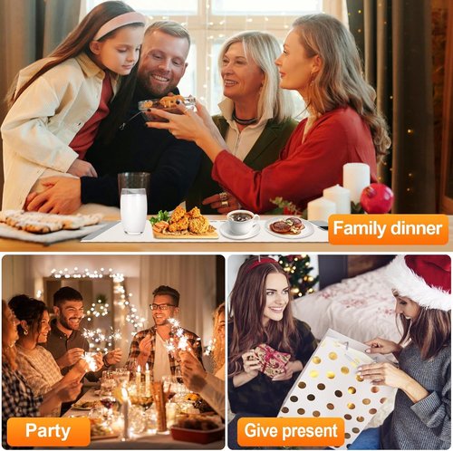 Electric Warming Tray - Foldable Food Warming Mat with 5 Temp Setting, Full-Surface Heat in 5s, 4 Hours Auto-Off, Easy to Clean with Nano-Material, for Buffet, for Party, for Thawing (L)