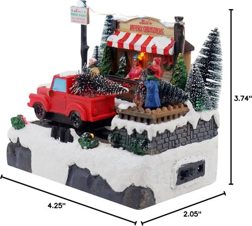 Lemax - Christmas Tree Delivery Transport | Winter Village Decor - 93423