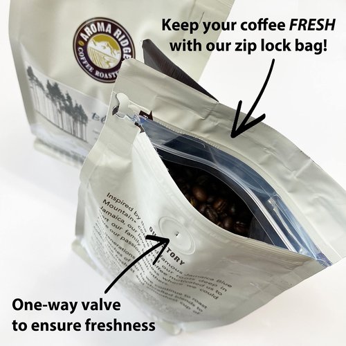 Aroma Ridge Sumatra Gayo Mountain Peaberry Coffee, Whole Bean, 16 oz