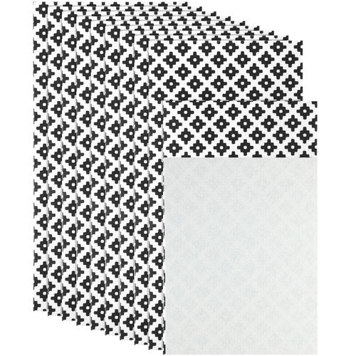 Amyhill 10 Pcs Refrigerator Liners Refrigerator Shelf Liners Absorbent Fridge Mats Washable Fridge Drawer Mats for Shelves, Kitchen, Home, Cabinet, Trays(Cool, 12 x 24 Inch)