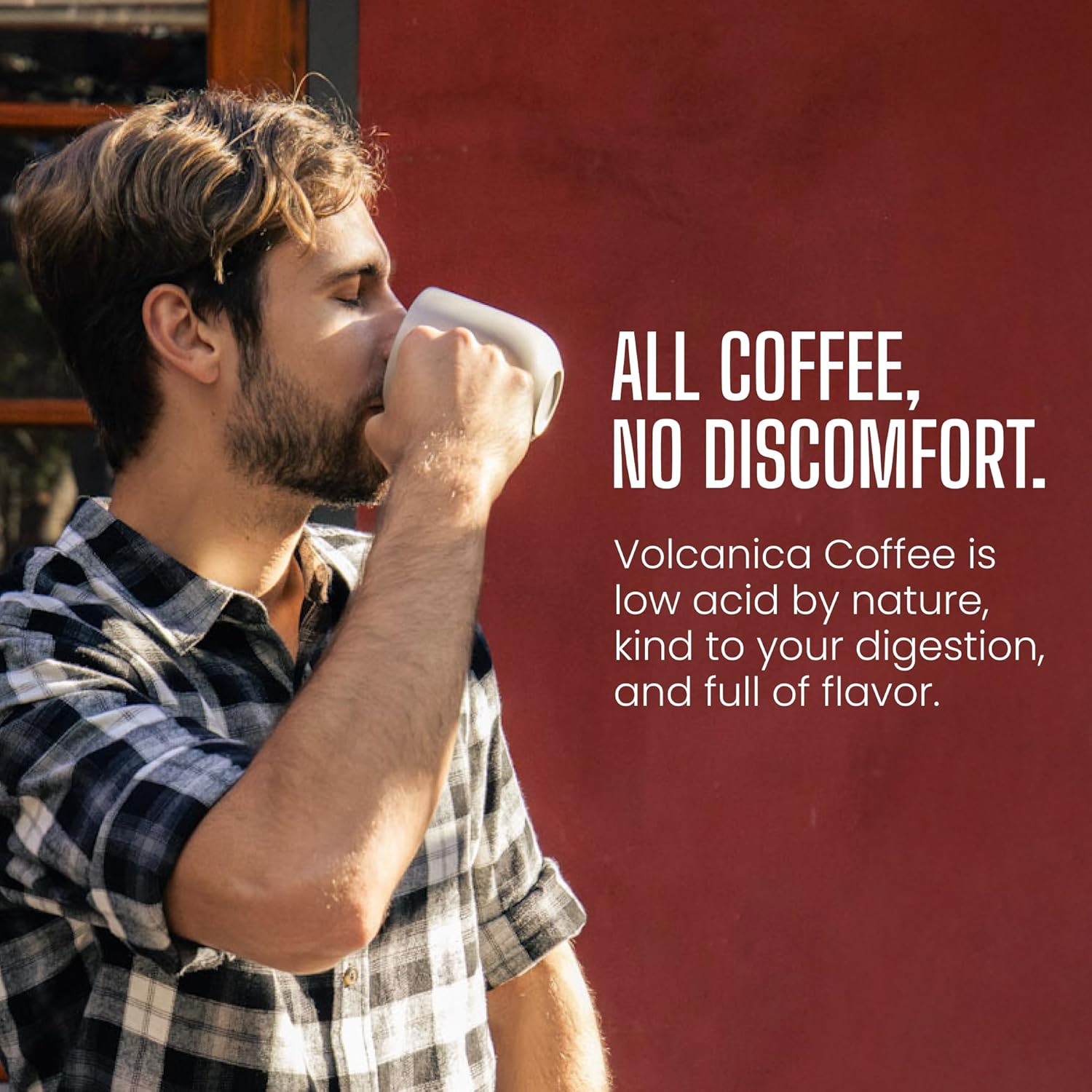 Volcanica Espresso Beans - Decaf Dark Roast Whole Bean Coffee | Bold Sweet Flavor, 16 oz