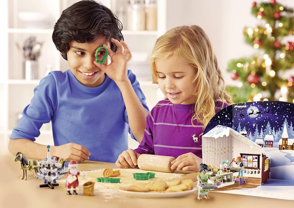 PLAYMOBIL Advent Calendar - Festive Christmas Baking Fun for Kids | Holiday Gift Idea