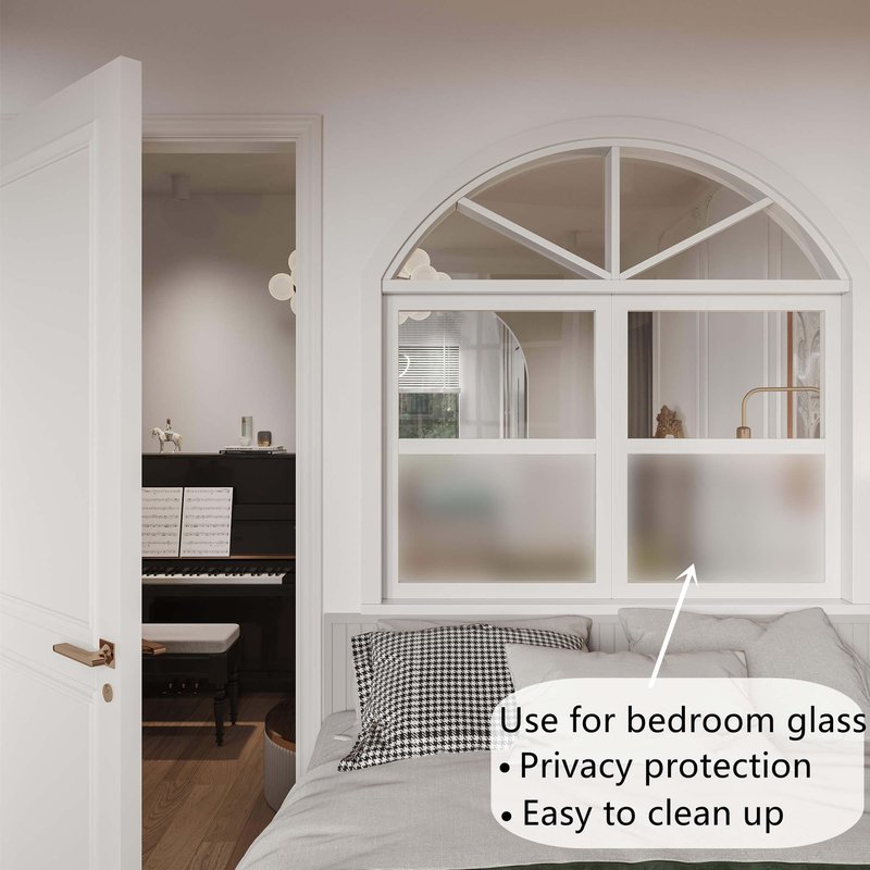 Heroad Clear Contact Paper Self Adhesive Shelf Liner for Kitchen Cabinets Multipurpose Protective Film Removable Cabinet Liners for Shelves Waterproof Privacy Film Matte Window Films Vinyl 17.7"x20ft