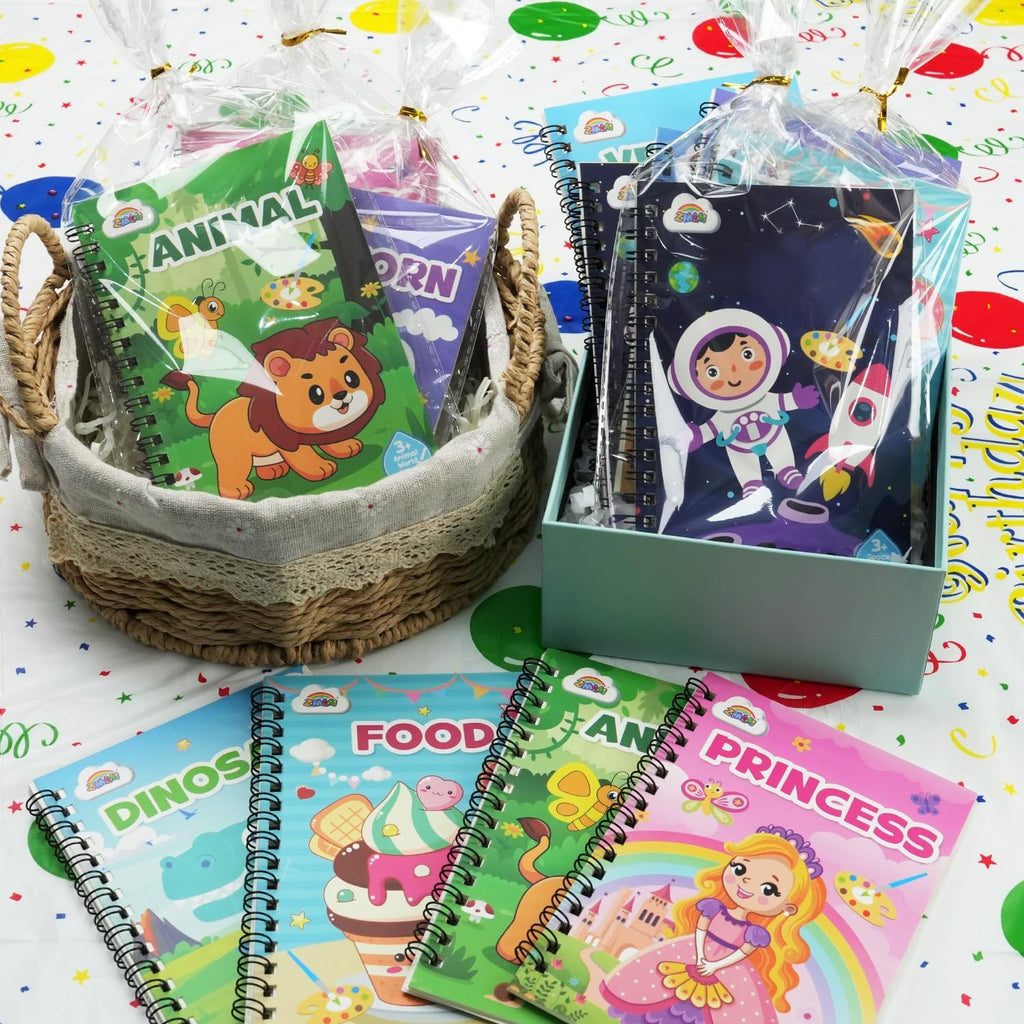 ZMLM 24 Mini Water Coloring Books - Perfect Easter Basket Stuffers for Kids Ages 4-8 | Fun Party Favors