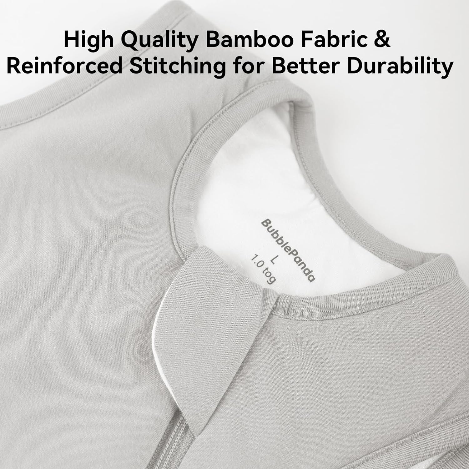 Rayon Made From Bamboo Sleep Sack - Ultra Soft 2.5 Tog Winter Blanket for Babies 6-12 Months | 2-Way Zipper