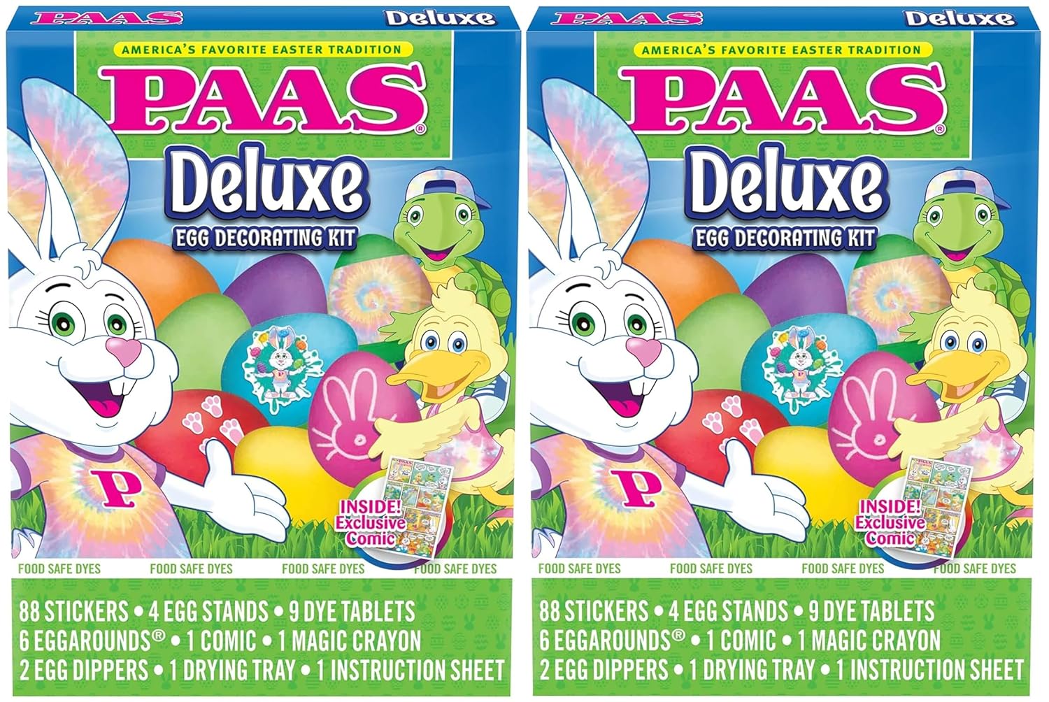 PAAS Deluxe Easter Egg Decorating Kit - Set of 2 for Creative Holiday Fun