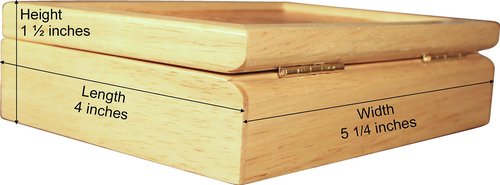 Wood Lighthouse Box - Handmade USA - Unmatched Quality - Unique, No Two are the Same - Original Work of Wood Art. A Lighthouse Gift, Ring, Trinket or Wood Jewelry Box (#4502 Lighthouse 4x5x1.5)