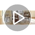 Modern Fabric Upholstered Wooden Dining Chairs Set of 4 - Farmhouse Side Chairs