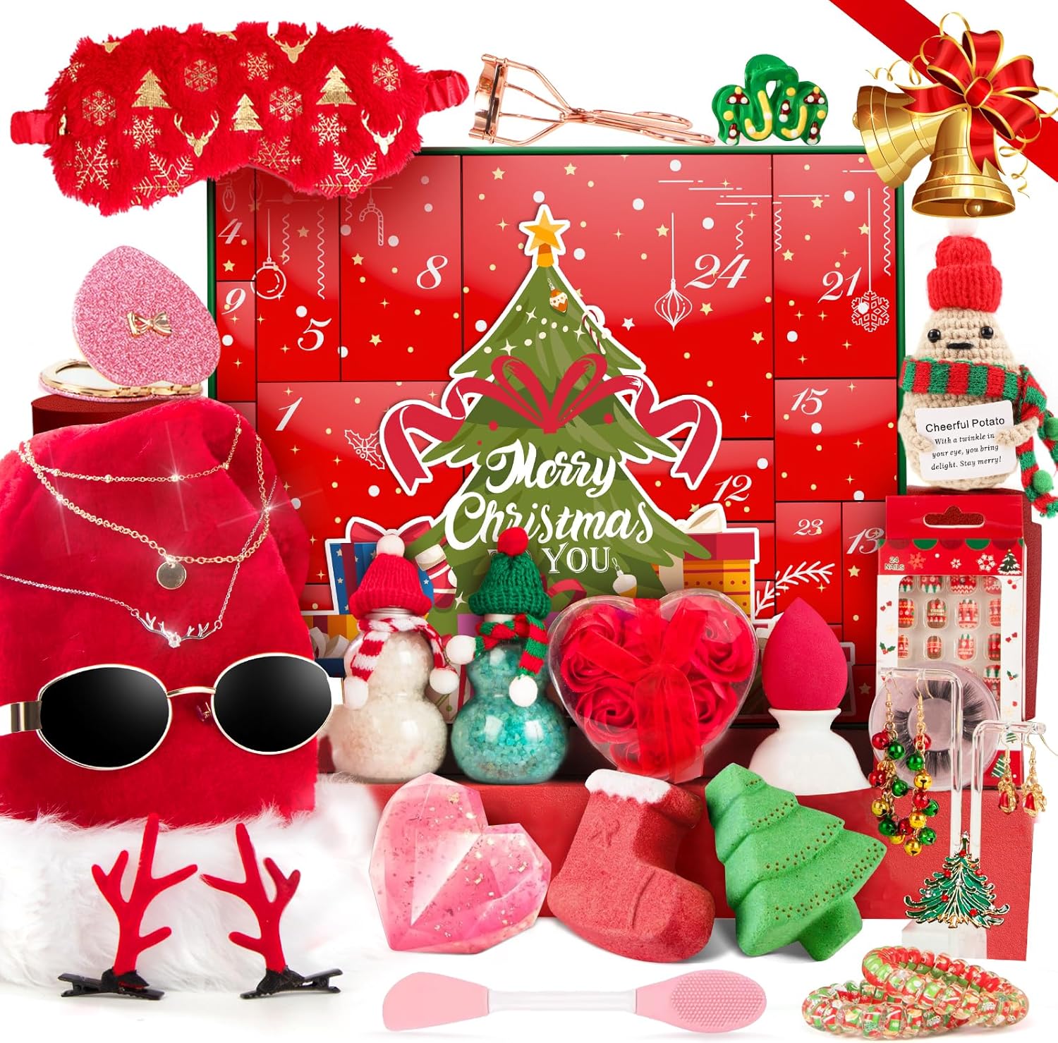 Regine Switzerland | 24-Piece Beauty & Jewelry Bath Set - Perfect Christmas Gift for Women