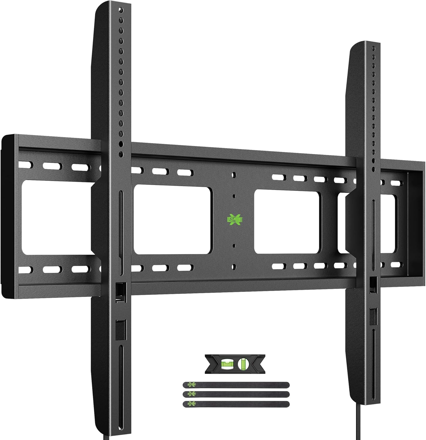 USX MOUNT Heavy Duty Fixed TV Wall Mount - Fits 65-100 Inch Flat Screens | Max Load 200 Lbs, Low Profile Design