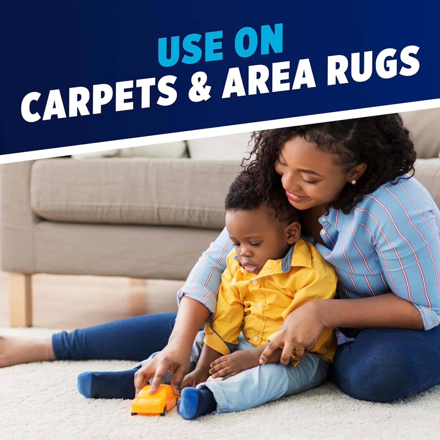 OxiClean Large Carpet Cleaner | Powerful Steam Cleaning Solution - 64 Fl Oz