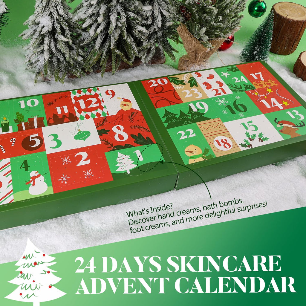 Regine Switzerland Advent Calendar 2025 - 24 Days of Women's Hand Cream & Spa Gifts | Skincare Set for Teens