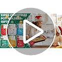Christmas Pot Holders with Pockets & Silicone Spatulas Set – Heat-Resistant Oven Mitts Gift Pack