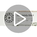 13.5-Inch Silent Metal Wall Clock, Round Decorative Farmhouse Clock