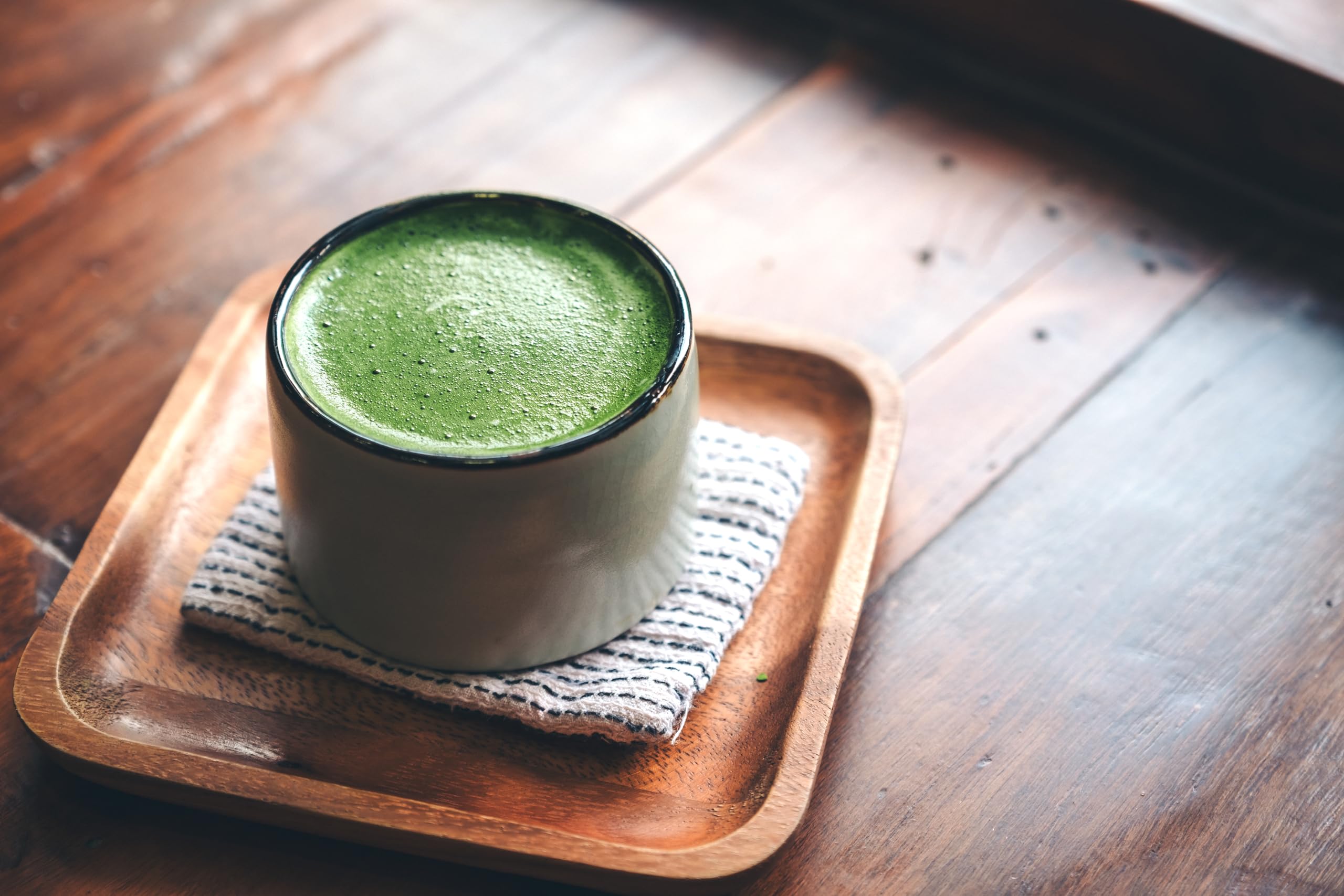 Fun Earth Matcha Mushroom Latte | Mushroom Supplement | Lion's Mane Chaga Cordyceps | Vanilla Strawberry | 30 Servings | Ceremonial Grade Matcha