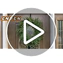 24-Inch Artificial Norfolk Pine Wreath for Front Door Holiday Decor