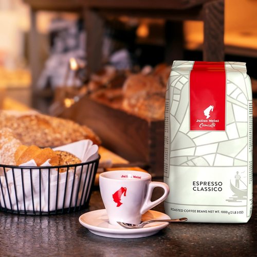 Julius Meinl Crema Espresso Classico - Medium Roasted Coffee Beans, 1kg | 35oz