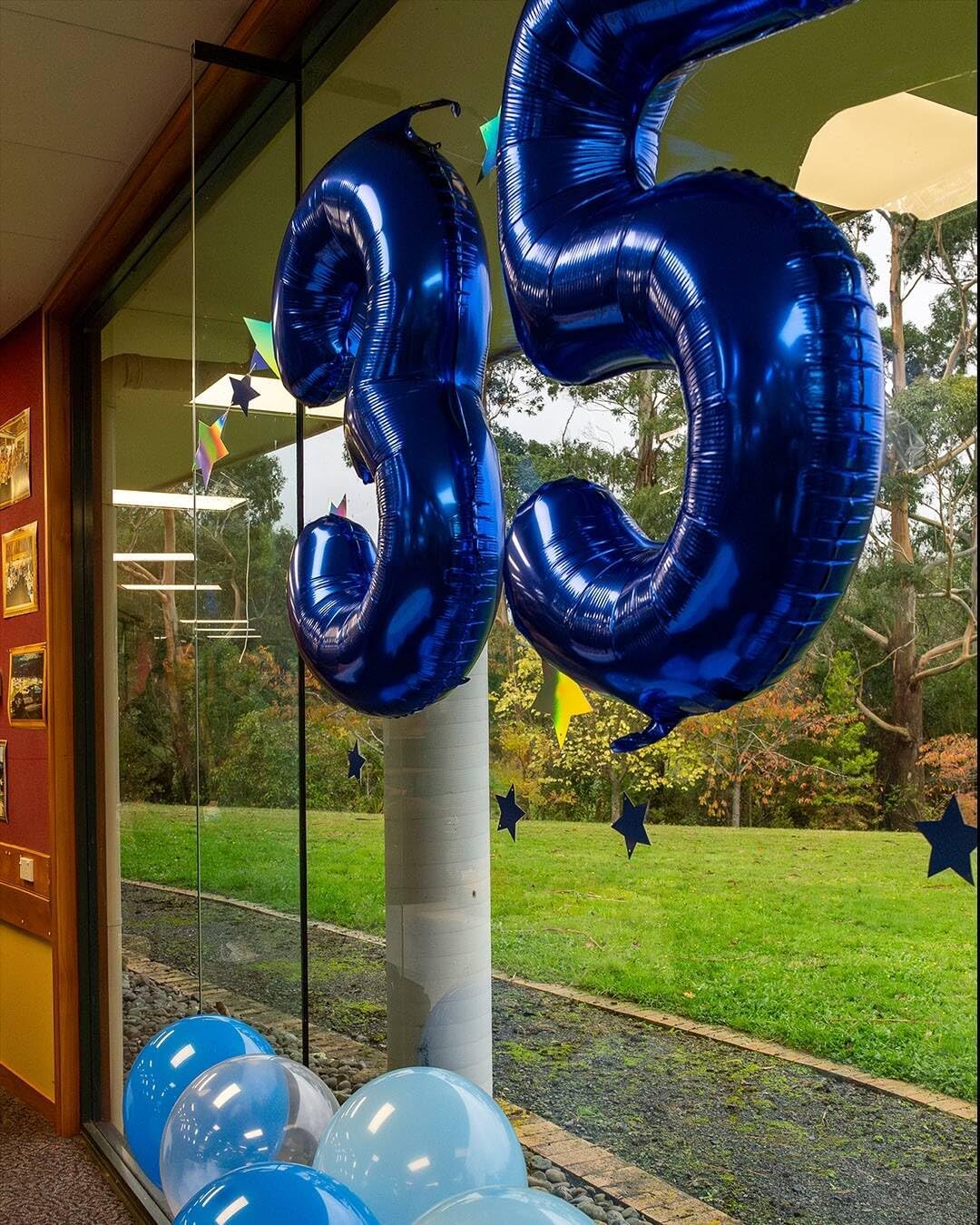 Night Blue Number 1 Balloon - 40 Inch First Birthday Decoration for Baby Boy/Girl