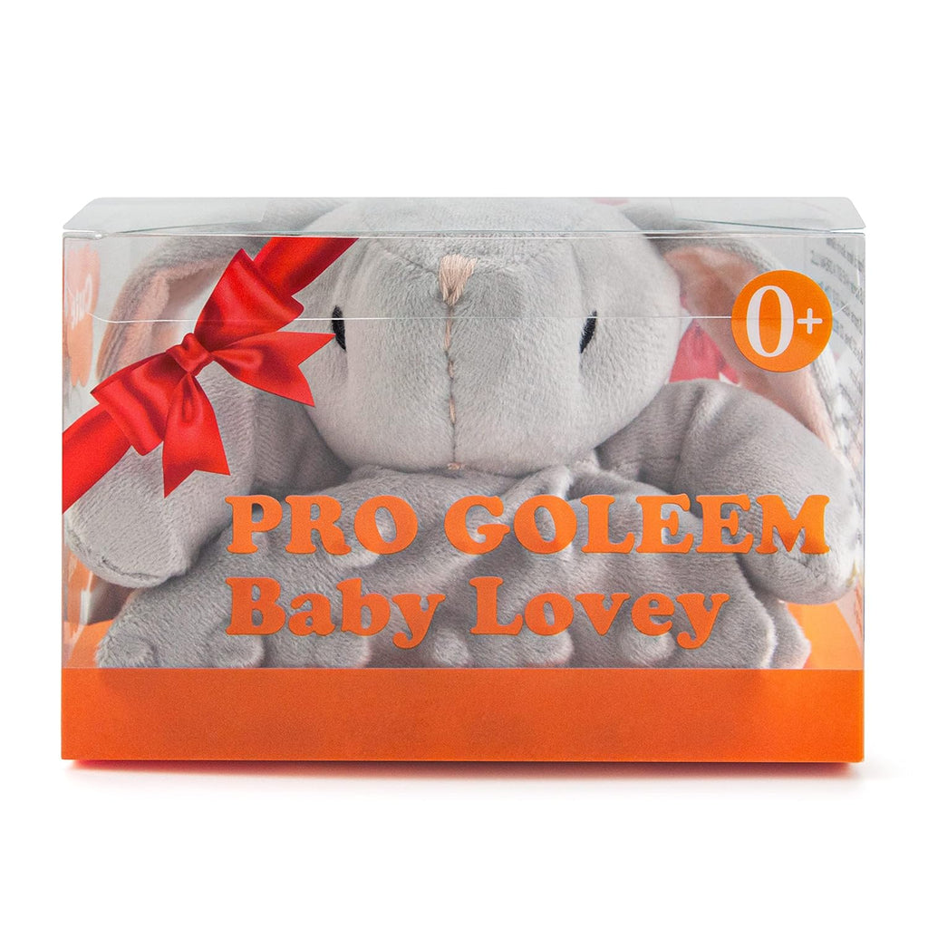 Pro Goleem Loveys - Soft Security Blanket & Snuggle Toy for Babies | 16-Inch Grey Bunny