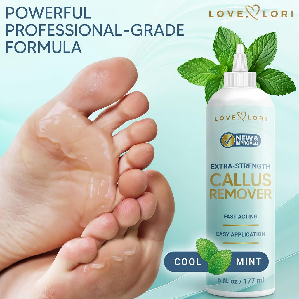 Skiennix Callus Remover Gel - Extra Strength Foot Care Scrubber for Smooth Feet | 6oz