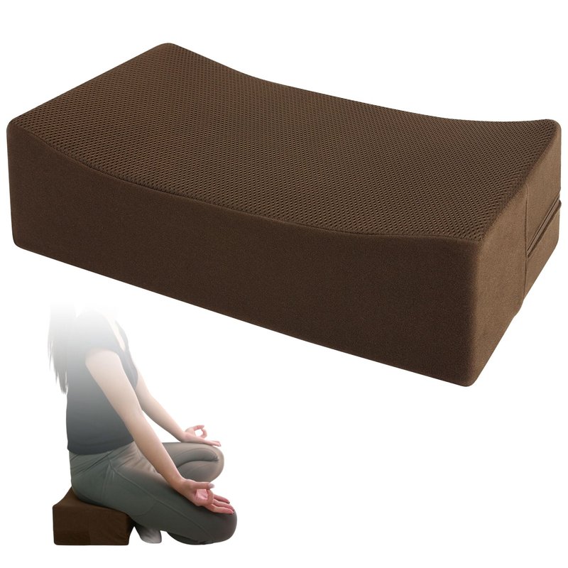 yenzch Meditation Cushion - Floor Pillow for Adults - Floor Seating & Meditation Pillow - Yoga Bolster with Washable Cover - High Density Responsive Bamboo Charcoal Foam for Sitting