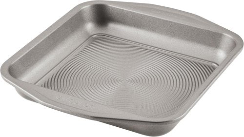 Circulon 51135 Nonstick Baking Pan | 9-Inch Square Cake Pan in Gray for Effortless Baking