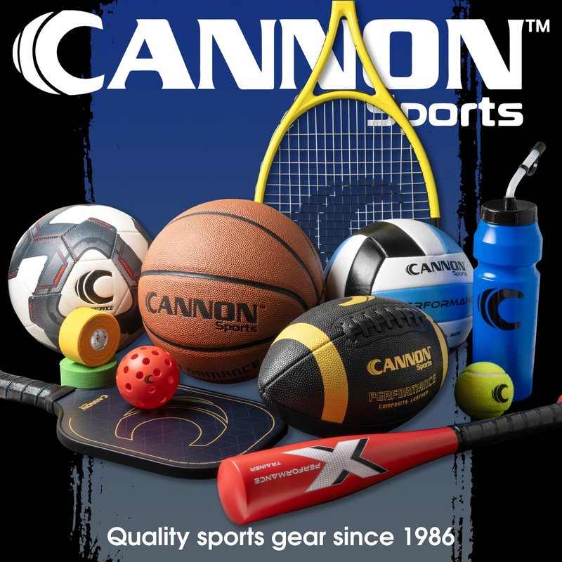 Cannon Sports 1 Liter Sports Water Bottle, BPA-Free, 34 Oz Capacity, Large Mouth, 2 lids (Straw and Squeeze), Great For Helmet Sports Such As Hockey, Lacrosse, Football, Boxing (Royal Blue)