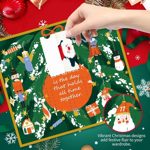 Advent Calendar 2025 - 12 Days Countdown Socks Set | Perfect Holiday Gifts for Women & Teens