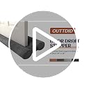 Adjustable Under Door Draft Stopper (30-36 Inch) - Noise & Gap Seal, Grey