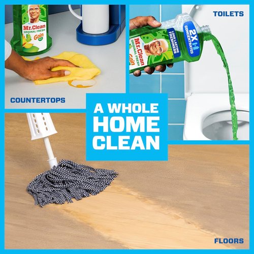 Mr. Clean All Purpose Cleaner - Multi-Surface Cleaning Liquid for Home, 41oz | Ideal for Mopping & Scrubbing