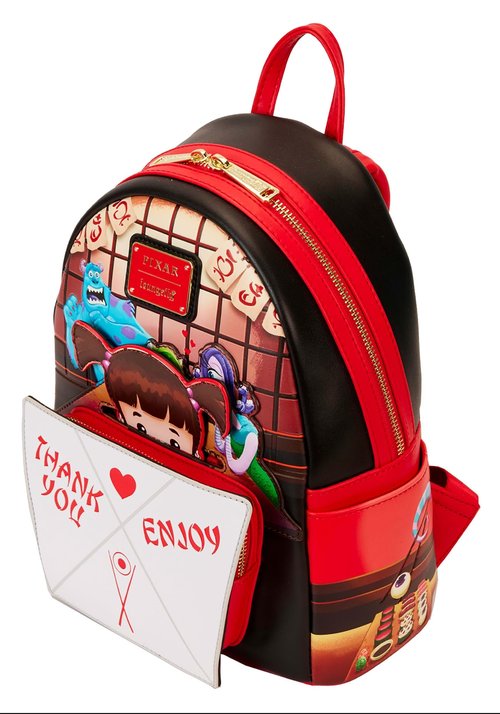 Loungefly Monsters, Inc. Harryhausen's Takeout Boo Pop-Up Mini Backpack