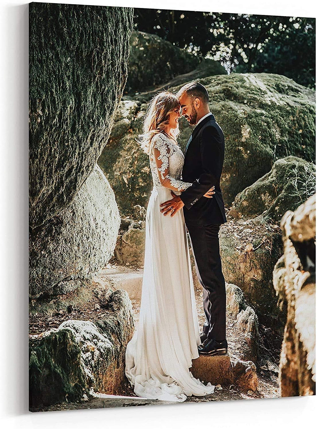 P&L ART Personalized Canvas Prints - Transform Your Photos into Stunning Wall Art | Framed 16x20