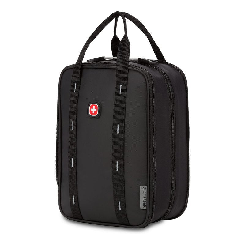 SwissGear 3733 Collapsible Insulated Lunch Bag, Black/Red
