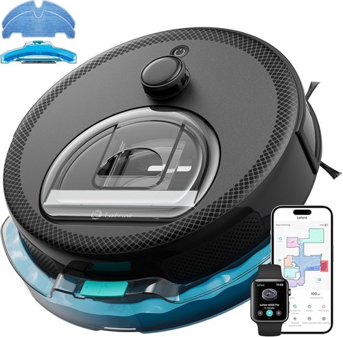 Lefant M330 Pro LiDAR Robot Vacuum & Mop - 450ml Dustbin, 190° Obstacle Avoidance, 150 Mins Runtime | Multi-Floor Mapping