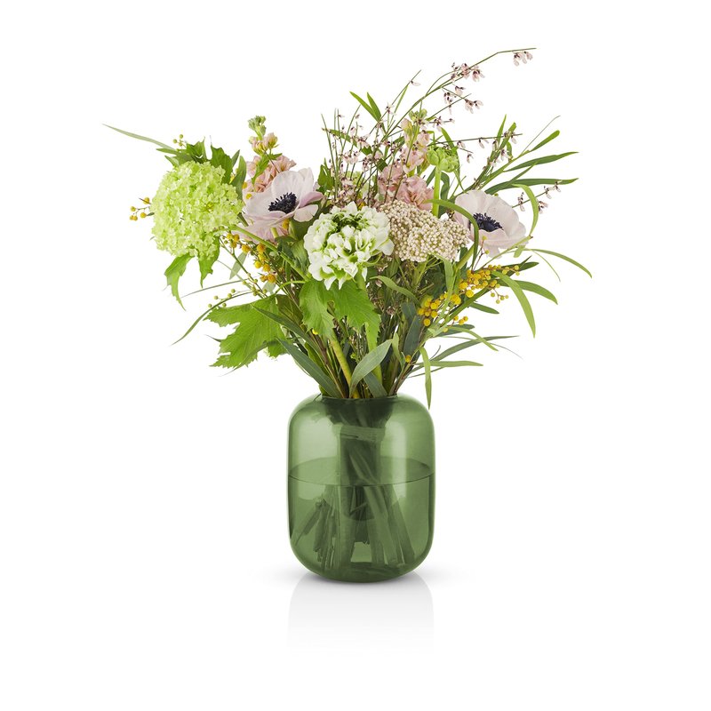 EVA SOLO | Acorn Vase 6.5" | Decorative Glass Vase in a Simple and Organic Shape | Pine