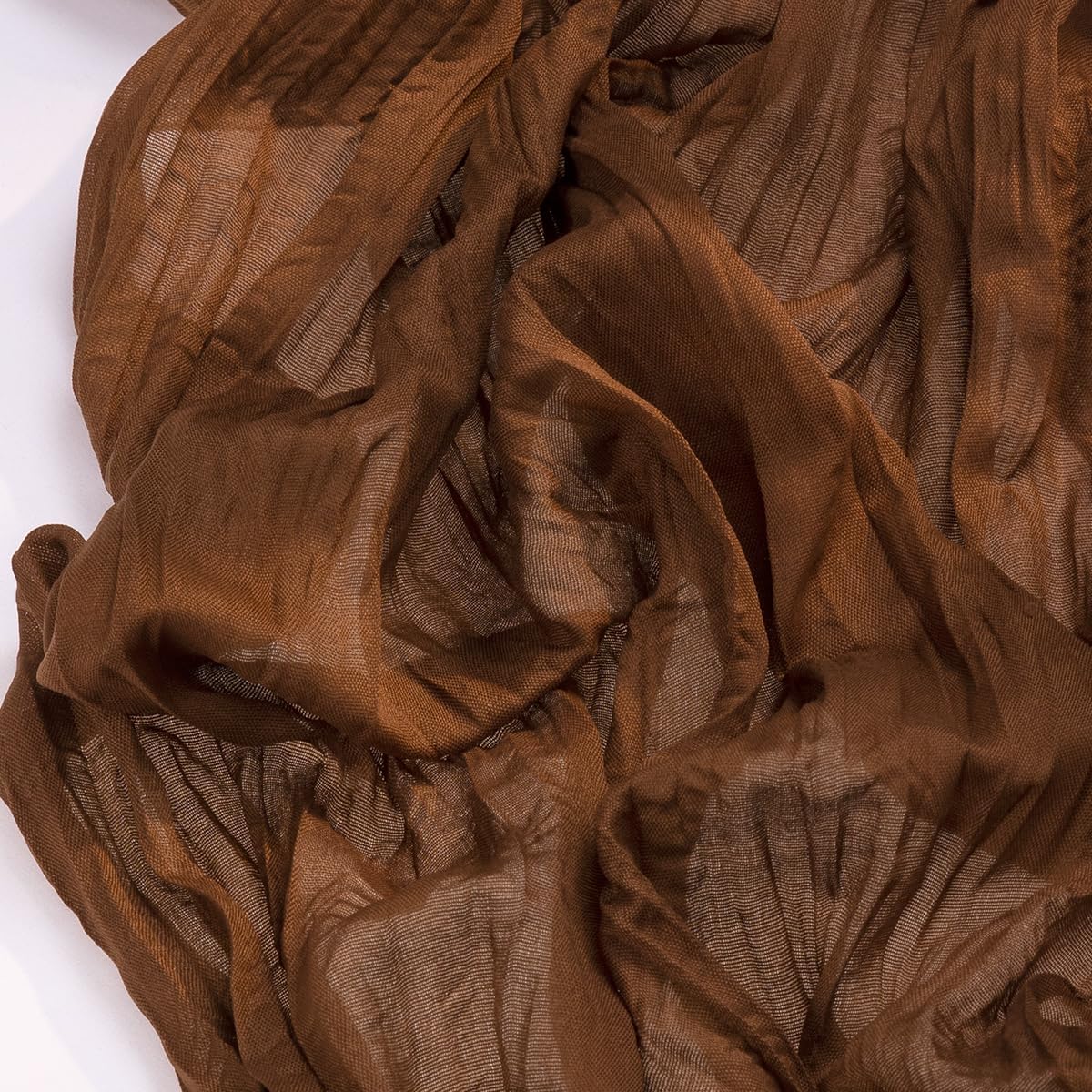 Socomi Table Runner - 6pcs Brown Coffee Gauze for Boho Rustic Decor | 120 Inch for Weddings & Events